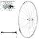 ROUE ARRIERE VELO 700x35 VTC 28" ROUE LIBRE A VISSER / A BLOCAGE 25mm (ETRTO 19-622)