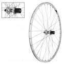 ROUE ARRIERE VELO ROUTE ROAD RUNNER 700C CASSETTE A BLOCAGE ARGENT