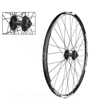 ROUE AVANT VELO 29" VELOX XC / ALL MOUNTAIN NEO DISC ALU MOYEU SHIMANO M475 6 TROUS