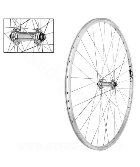 ROUE AVANT VELO 700C A BLOCAGE
