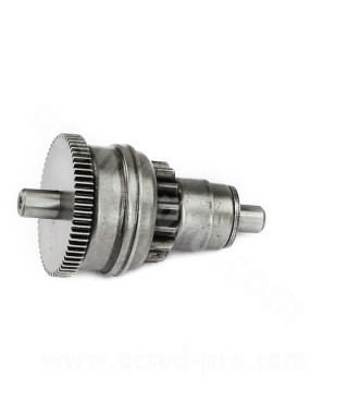 ROUE LIBRE DEMARREUR SCOOTER ADAPT. APRILIA / GILERA / PIAGGIO / KYMCO 50 / PEUGEOT LUDIX KISBEE TYPHOON  (OEM : 82531R) 14/63