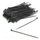 SACHET DE COLLIERS RISLAN  NOIR 98 X 2.5mm (SACHET DE 100 PIECES)