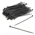 SACHET DE COLLIERS RISLAN  NOIR 98 X 2.5mm (SACHET DE 100 PIECES)