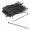 SACHET DE COLLIERS RISLAN  NOIR 98 X 2.5mm (SACHET DE 100 PIECES)