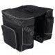SACOCHE VELO DOUBLE ARRIERE TISSU 38L
