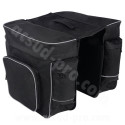 SACOCHE VELO DOUBLE ARRIERE TISSU 38L