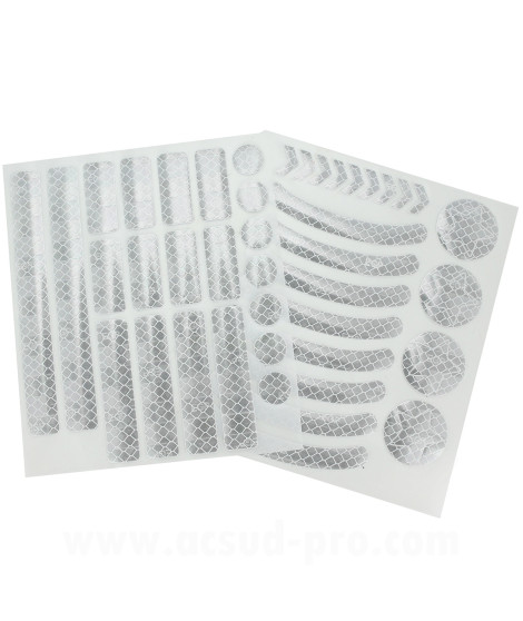 SET AUTOCOLLANTS REFLECHISSANTS