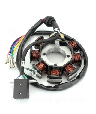 STATOR ALLUMAGE ADAPT. MOTEUR 139FMB-B / ARCHIVE SCRAMBLER / CAFE RACER  MASH / MASAI / ORION 4T 50CC EURO 4