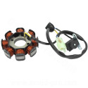 STATOR ALLUMAGE SCOOTER ADAPT. SYM JET4 / FIDDLE 2 / PEUGEOT TWEET / VIVACITY / SPEEDFIGHT 4T (OEM : 31120-AAA-A00)