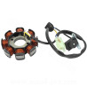 STATOR ALLUMAGE SCOOTER ADAPT. SYM JET4 / FIDDLE 2 / PEUGEOT TWEET / VIVACITY / SPEEDFIGHT 4T (OEM : 31120-AAA-A00)