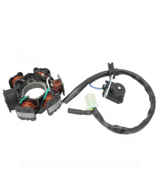 STATOR ALLUMAGE SCOOTER ADAPT. SYM MIO 50 4T 2005-2016 (OEM : 31120-A7E-000)