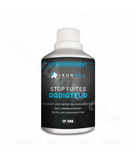 STOP FUITE RADIATEUR IRONTEK 300ml  ( MADE IN GERMANY )