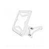 SUPPORT LATERAL PLAQUE IMMATRICULATION ADAPT. YAMAHA BOOSTER / NITRO BLANC