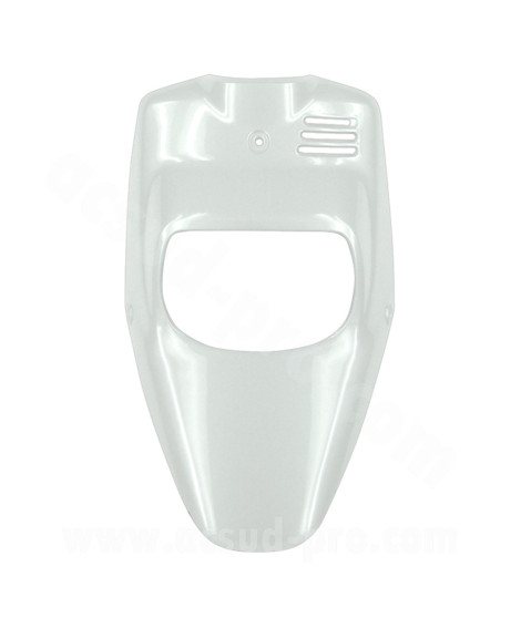 TABLIER AVANT ADAPT. MBK 50 BOOSTER 1999-2003 / YAMAHA 50 BWS 1999-2003 BLANC METAL