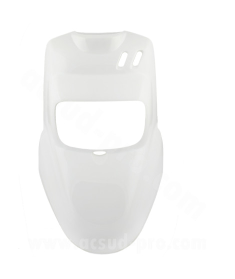 TABLIER AVANT ADAPT. MBK 50 BOOSTER 2004 / YAMAHA 50 BWS 2004 BLANC