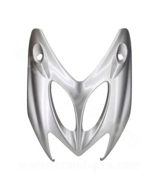 TABLIER AVANT ADAPT. MBK NITRO / YAMAHA AEROX GRIS METAL