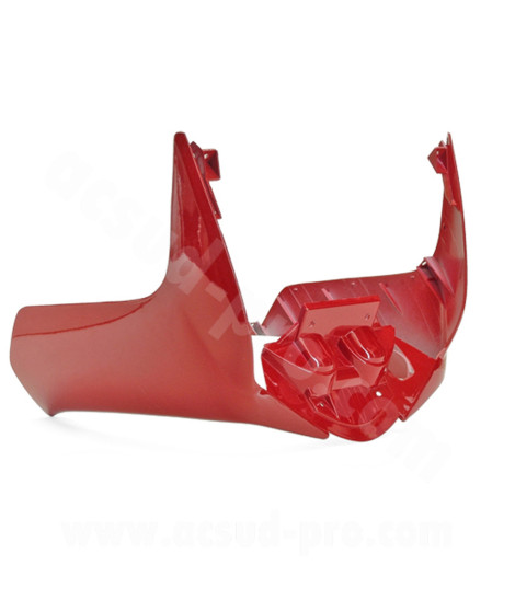 TABLIER AVANT INFERIEUR ADAPT. MBK MACH G / YAMAHA JOG ROUGE (BAS DE CAISSE)