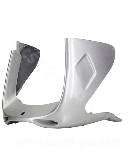 TABLIER AVANT INFERIEUR ADAPT. YAMAHA NITRO / AEROX GRIS METAL (BAS DE CAISSE)