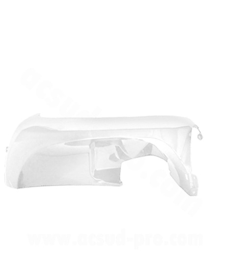 TABLIER AVANT INFERIEUR DROIT ADAPT. MBK 50 OVETTO 2008-2010 /  YAMAHA 50 NEOS 2008-2010  BLANC