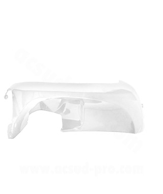 TABLIER AVANT INFERIEUR GAUCHE ADAPT. MBK 50 OVETTO 2008-2010 /  YAMAHA 50 NEOS 2008-2010  BLANC