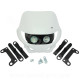 TETE DE FOURCHE ENDURO HALOGENE DOUBLE OPTIQUE BLANC *