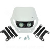 TETE DE FOURCHE ENDURO HALOGENE DOUBLE OPTIQUE BLANC *