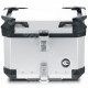 TOP CASE MOTO COOCASE X1 ALUMINIUM SERIES 40 LITRES GRIS (LIVRE AVEC PLATINE)