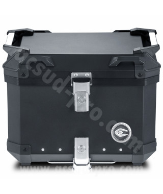 TOP CASE MOTO COOCASE X1 ALUMINIUM SERIES 40 LITRES NOIR (LIVRE AVEC PLATINE)