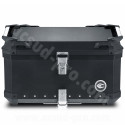 TOP CASE MOTO COOCASE X3 ALUMINIUM SERIES 60 LITRES NOIR (LIVRE AVEC PLATINE)
