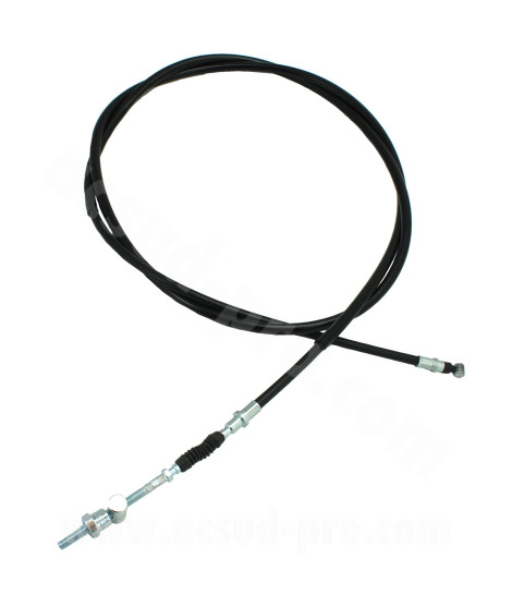 TRANSMISSION FREIN ARRIERE ADAPT. PEUGEOT VIVACITY 2 3 / STREETZONE 2 TEMPS / KISBEE 50CC 2T  (CABLE + GAINE) ( OEM : 777293 )