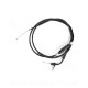 TRANSMISSION GAZ COMPLETE SCOOTER ADAPT. MBK 50 BOOSTER 2004-2017 / YAMAHA 50 BWS 2004-2017  (CABLE + GAINE)