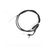 TRANSMISSION GAZ COMPLETE SCOOTER ADAPT. MBK 50 BOOSTER 2004-2017 / YAMAHA 50 BWS 2004-2017  (CABLE + GAINE)
