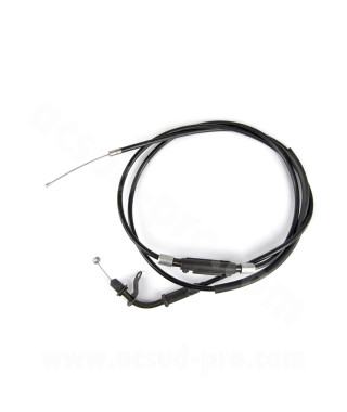 TRANSMISSION GAZ COMPLETE SCOOTER ADAPT. MBK BOOSTER / STUNT / SLIDER / NEXT  1990-2003 (CABLE + GAINE )