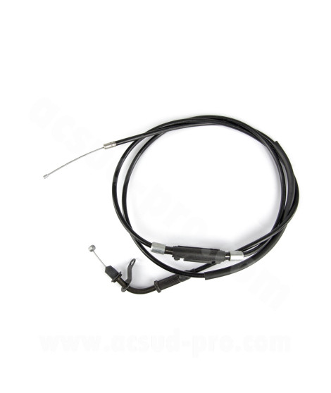 TRANSMISSION GAZ COMPLETE SCOOTER ADAPT. MBK BOOSTER / STUNT / SLIDER / NEXT  1990-2003 (CABLE + GAINE )