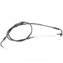TRANSMISSION GAZ MOTO ADAPT. RIEJU MRT 50cc 2009-2020  (CABLE + GAINE) (OEM : 0 / 000.550.5005)