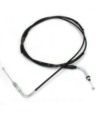TRANSMISSION GAZ SCOOTER ADAPT. PEUGEOT KISBEE 50cc 4T 2010-2023 (OEM : 778274 / 791480) (CABLE + GAINE)