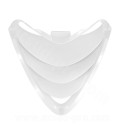 TRAPPE TABLIER ADAPT. PIAGGIO ZIP 50 2T AIR / 4T LIQUIDE H2O BLANC