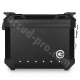 VALISE MOTO LATERALE COOCASE X2 ALUMINIUM SERIES 36 LITRES NOIR (LIVRE  LA PAIRE)