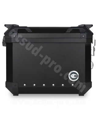 VALISE MOTO LATERALE COOCASE X2 ALUMINIUM SERIES 36 LITRES NOIR (LIVRE  LA PAIRE)