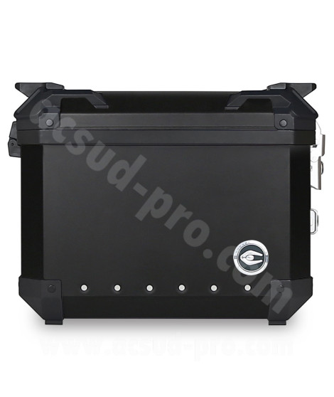 VALISE MOTO LATERALE COOCASE X2 ALUMINIUM SERIES 36 LITRES NOIR (LIVRE  LA PAIRE)
