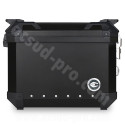 VALISE MOTO LATERALE COOCASE X2 ALUMINIUM SERIES 36 LITRES NOIR (LIVRE  LA PAIRE)