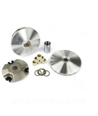 VARIATEUR COMPLET ADAPT. TNT MOTOR STRIKE / GRIDO / OTTO / ROMA 2T / KEEWAY / CPI / PGO (GY6 2T 1E40QMB)