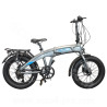 VELO ELECTRIQUE PLIANT EZO ALPER ROAD 20 - 400Wh GRIS BLEU