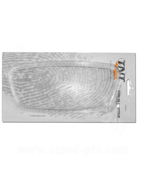 VERRE COMPTEUR ADAPT. MBK 50 BOOSTER 2004 / YAMAHA 50 BWS 2004 TRANSPARENT ( OEM : 5WWH35110000 )