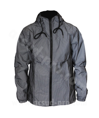 VESTE DE VELO 3D REFLECHISSANTE AVEC CAPUCHE TAILLE XL