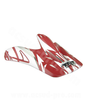 VISIERE BLANC / ROUGE POUR CASQUE VIPER2 SC05