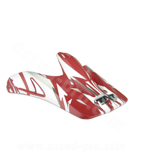 VISIERE BLANC / ROUGE POUR CASQUE VIPER2 SC05