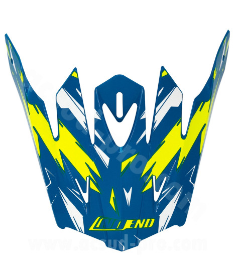 VISIERE CASQUE CROSS NOEND CRACKED ENFANT BLEU