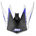 VISIERE CASQUE CROSS NOEND DEFCON BY OCD WHITE/BLUE TX696