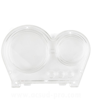 VITRE DE COMPTEUR ADAPT. MBK NITRO / YAMAHA AEROX 1998-2012 ( OEM: 5PU-H353K-0100 )
